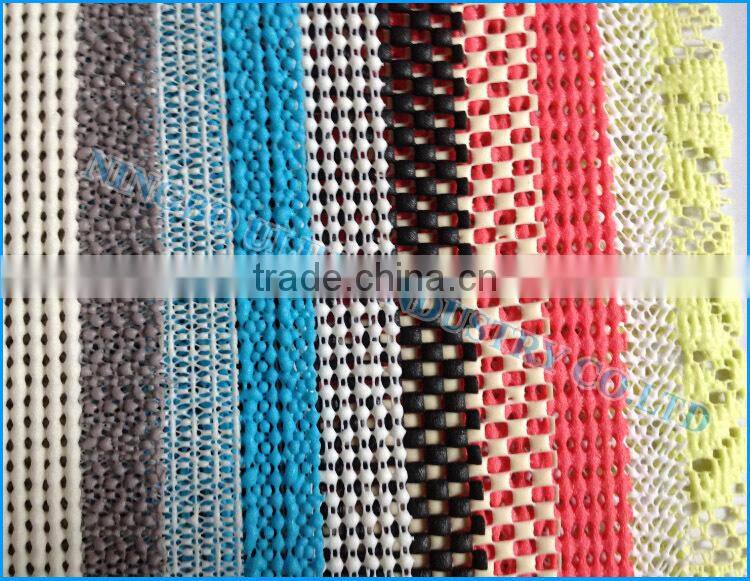 Anti-slip plastic foam PVC rug pads /underlay carpet