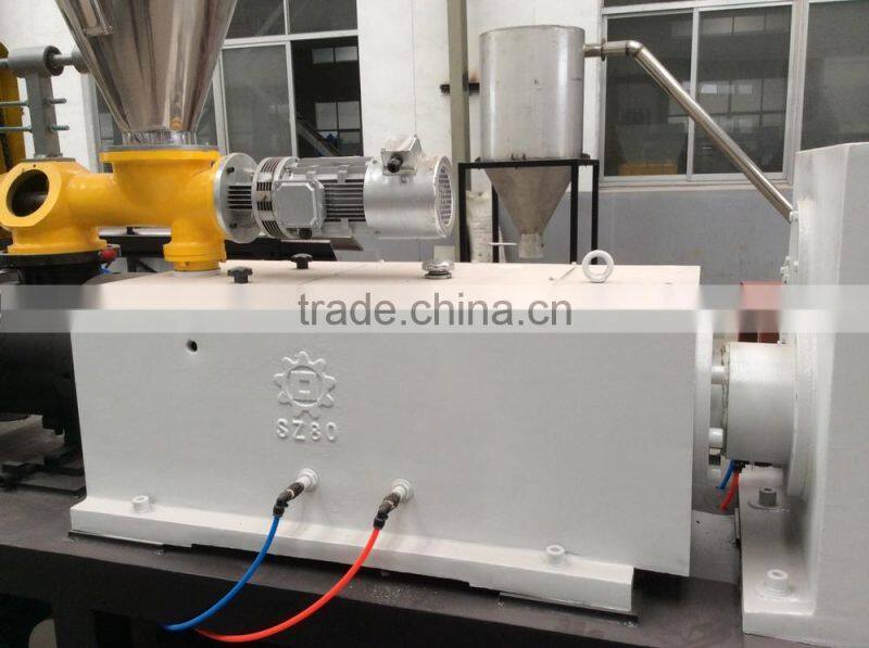 Plastic double screw extruder machine