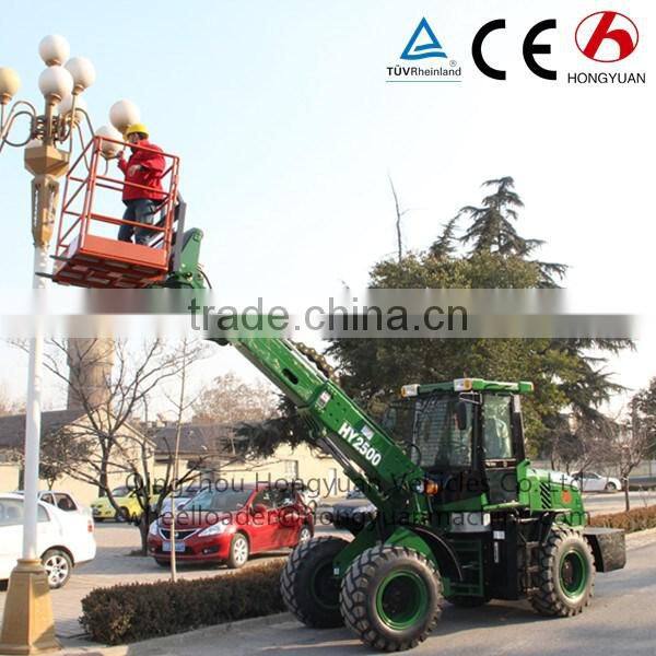 china agricultural mini telescopic wheel loader with cheap price