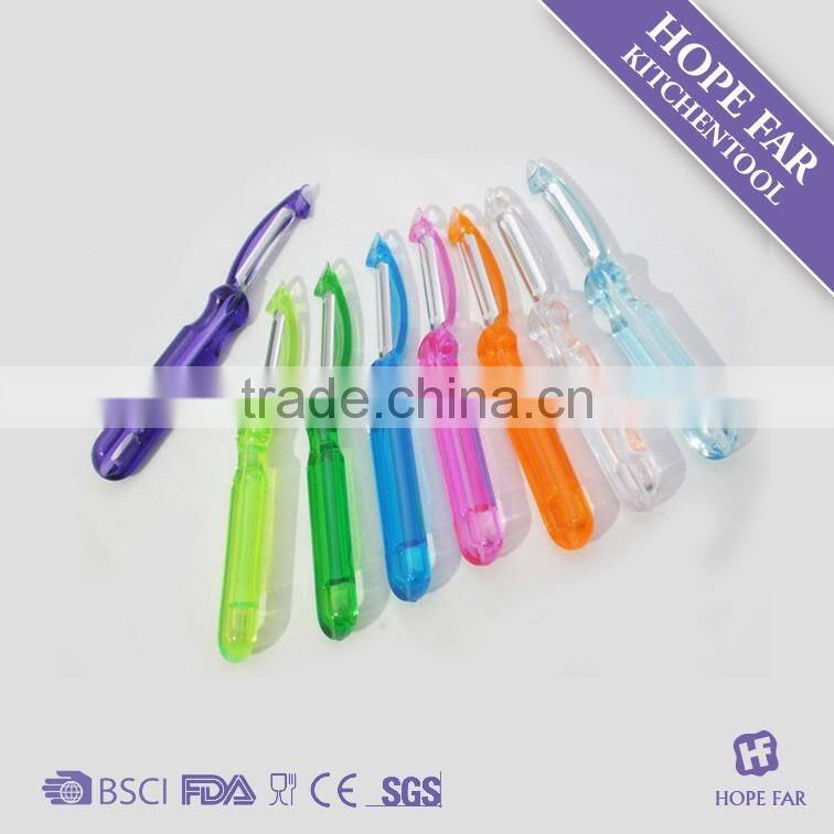 M972 transparent color plastic handle vegetable zester
