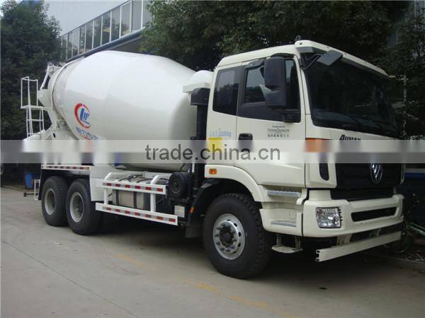 hot sale Foton Auman 6x4 12m3 truck mounted concrete mixer