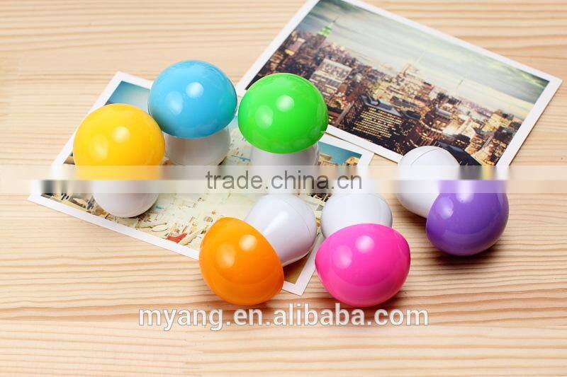 Advertising mushroom ball pen/printing own logo plastic ball pen/promotion ball pen