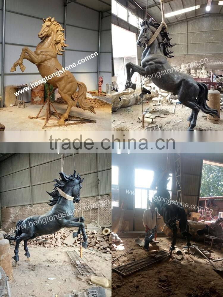 Outdoor modern bronze horse sculpture for sale