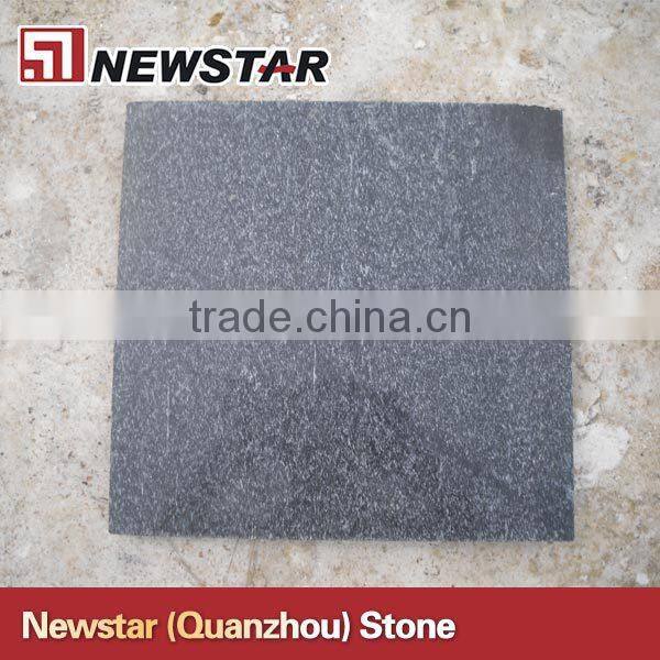 Natural black quartzite tile