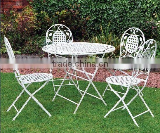 Retro Countryside Antirust Patio Table Set PL08-5087
