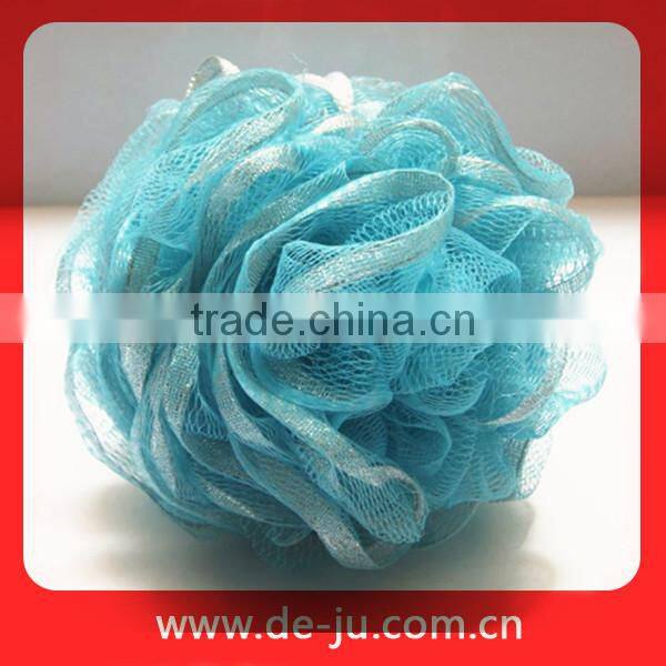 Ribbon Inside Light Blue Cheap Bath Sponges