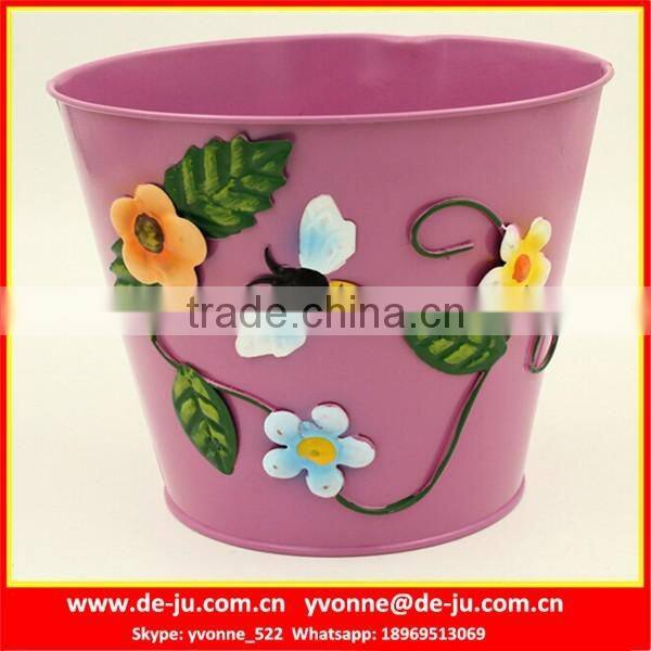 Sculpture Garden Bright Color Flower Pot