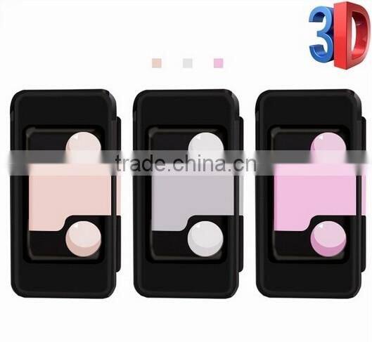 Newest 3D VR Glasses Case for iPhone 6 Plus 2 in 1 function Hybrid ABS and PC Virtual Reality Lens Cover for iPhone