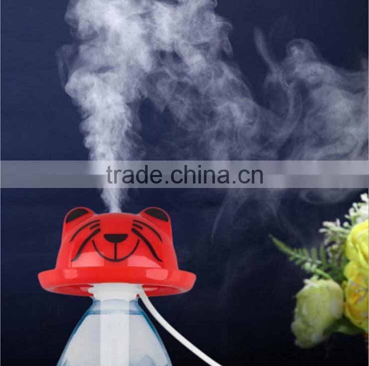 Hot selling Cartoon Bottle Cap Shape Mini USB Humidifier Air Humidifier