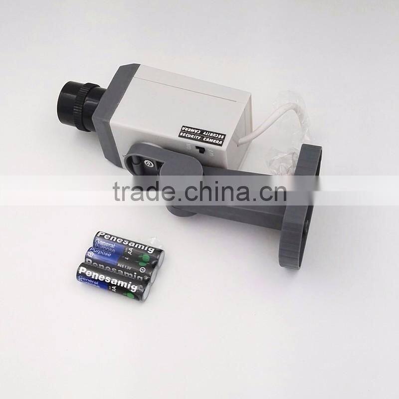 Waterproof Realastic Looking Mini Dummy Fake Security Camera, Motion Sensor Detection LED Flashing Light CCTV Camera
