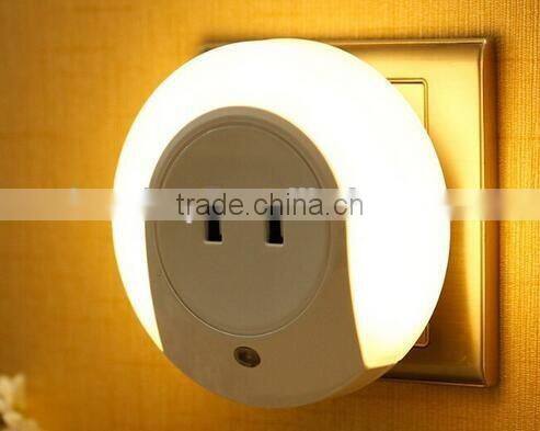 Creative Dual Usb Charger Socket / Led Sensor Night Light / Smart Home Night Lamp With USB Charger Socket