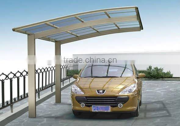 2014 5.4*2.7m easy installation aluminium portable shelter carport