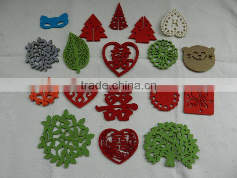 Wall sticker of nonwoven fabric