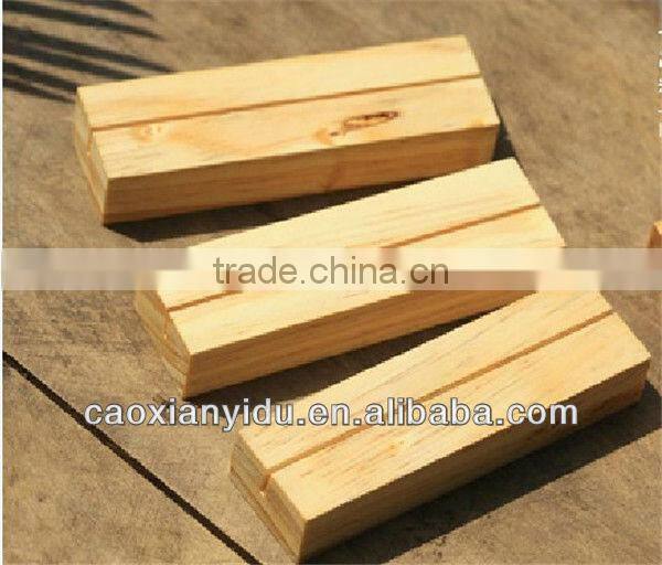 Pine Wooden Stationery Holder Creative Decoration on Desk Leaflets and Handouts Holder