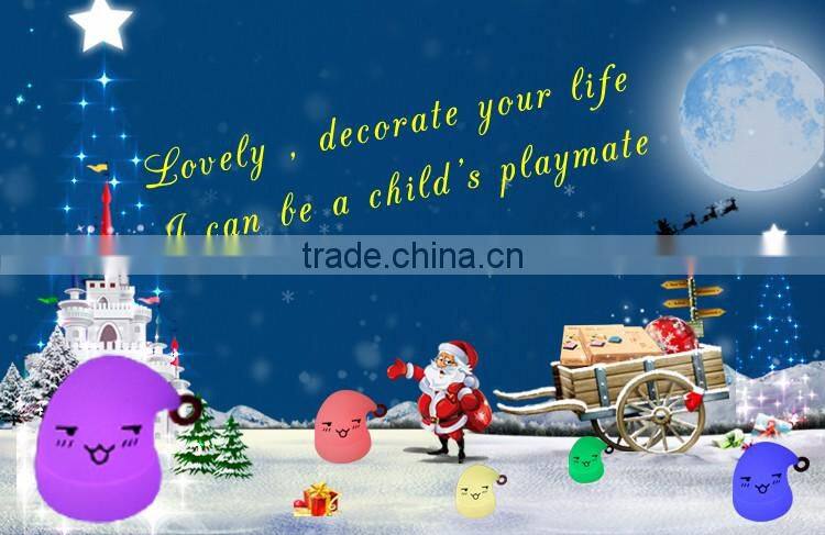 cap shaped silicone cover flexible battery operated decorative lamps