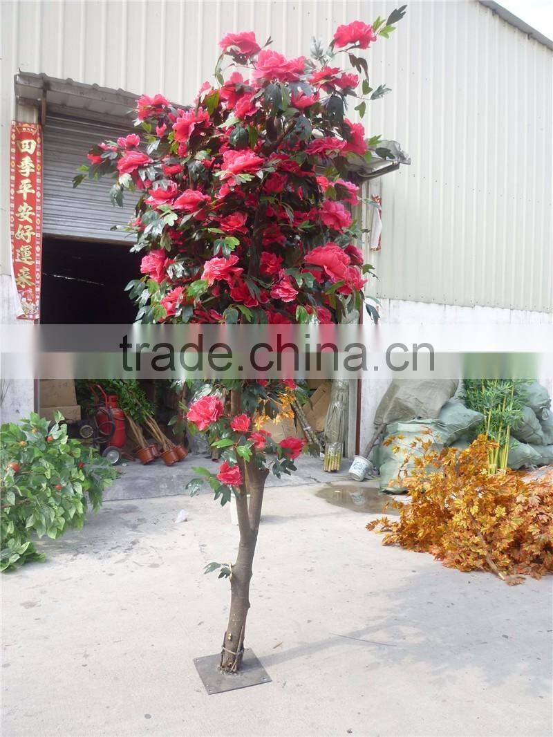 indoor artificial decoration 2-5 m H fake flower potted bonsai plant LGH15-06