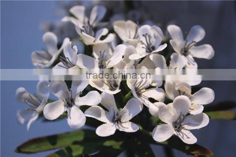 Home garden decoration 108cm hight light pink Single branch 6 heads small artificial wedding flowers ELTH03 0404