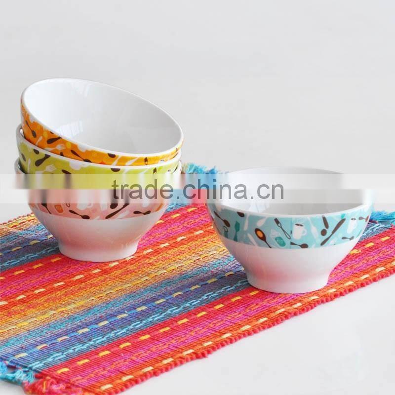 4inch Porcelain rice bowl for Janpanese