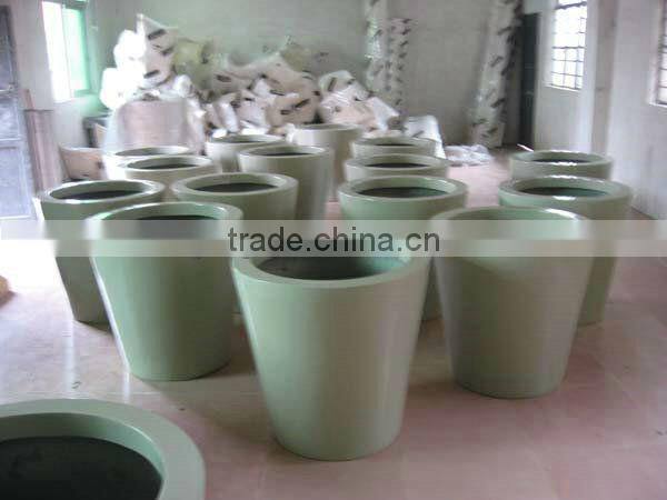 Fiberglass vases and pots