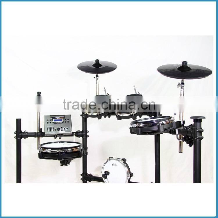 mesh drum head electric drum set, extendable electronic drums, digital drum set 5 drum/6 drum