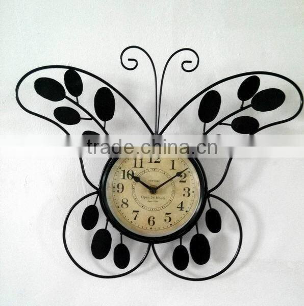 Metal decorative wall clock