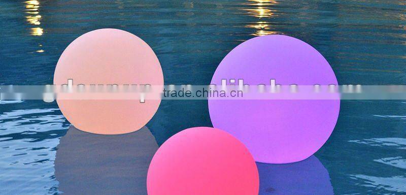 Colorful rechargeable bedroom lamp and waterproof led ball light