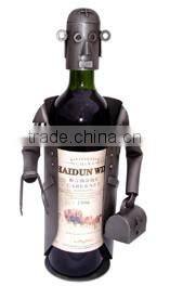 Robot Metal Wine Rack wine storage rack(j003)