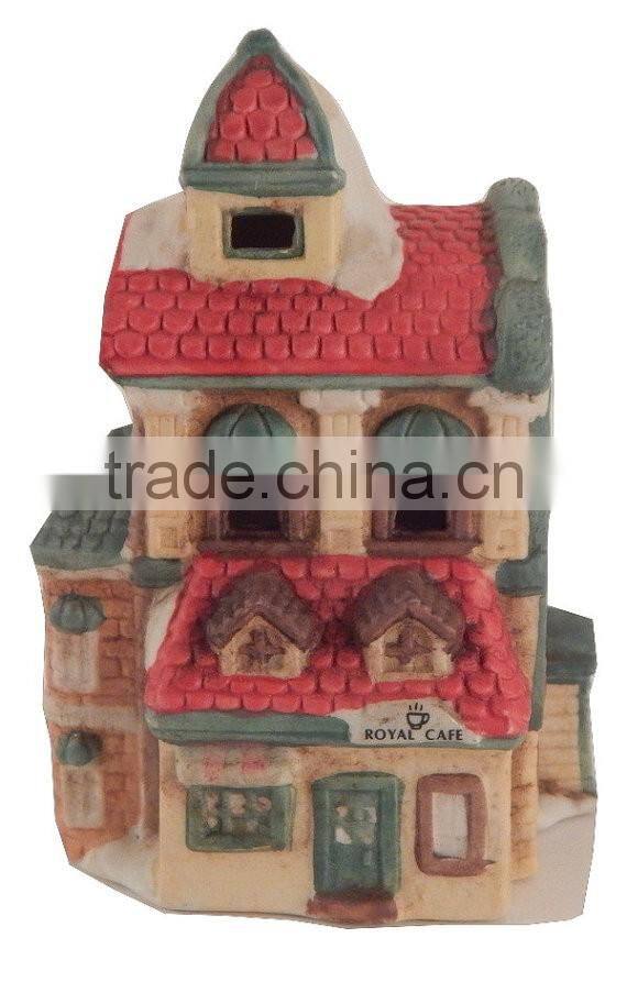 Hand Painted Porcelain Christmas Village