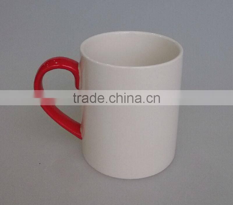 ceramic 14OZ color handle mug