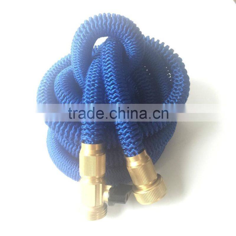 2016 Newest High Quality brass fitting expandable fabric Stretch hose