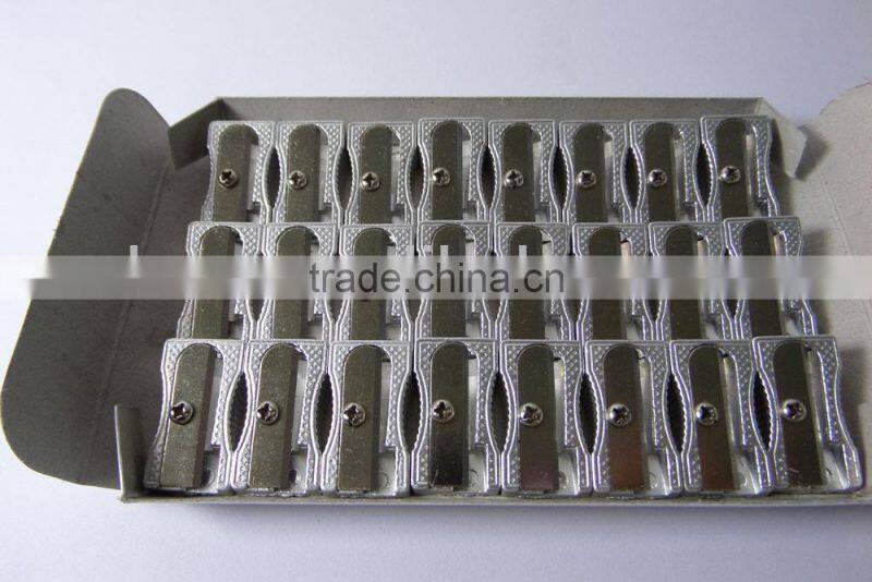 Office one hole mini aluminium pencil sharpener