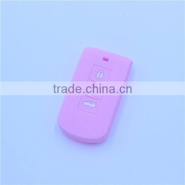 SILICONE CAR KEY COVER CASE, KEY JACKET for MITSUBISHI ASX LANCER SPORT OUTLANDER