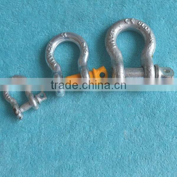 square head trawling shackle