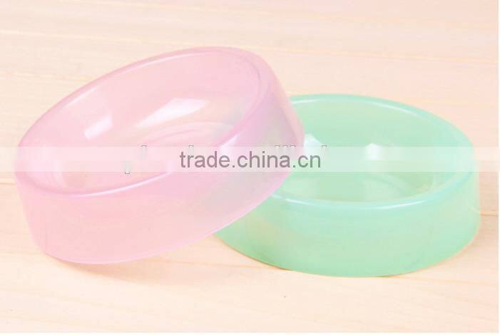Wholesale OEM ODM Natural Plastic Pet Slow Feeder Pet Bowl Dog Bowl plastic disposable plastic pet bowl