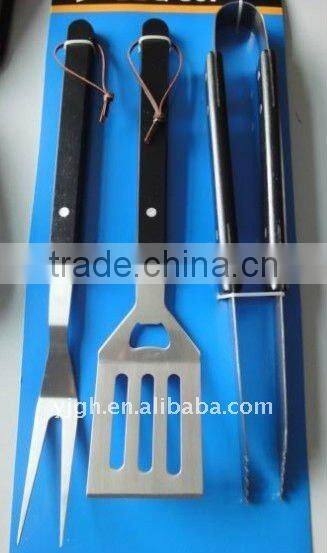 Kitchenworthy outdoor 3 pcs BBQ utensil sets