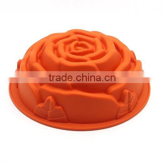 10133ose Shape Silicone cake Mold