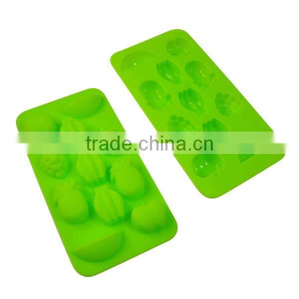 silicone fruit mold cool ice cube trays