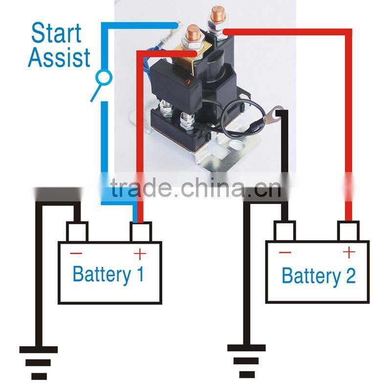 Dual power Battery Isolator DC12V 24V 200A auto increase battery