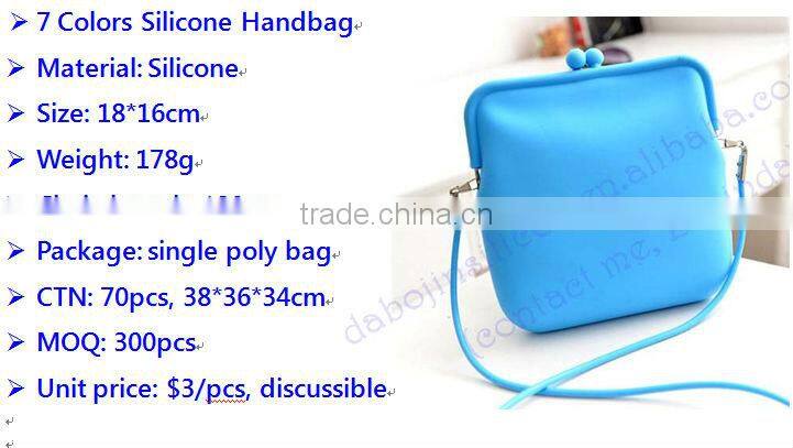 silicone purses and handbag/silicone rubber handbag/handbag silicone