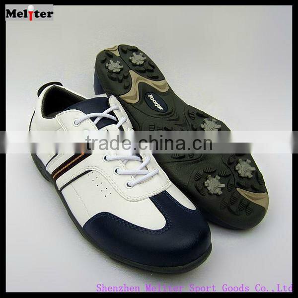 Leather Material Golf Shoes