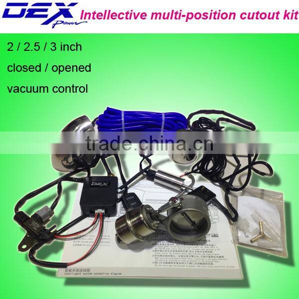 2 /2.5 / 3inch auto exhaust part electronic valve vacuum control cutout kit