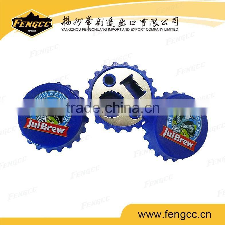 Promotion customized plastic magnet bottle opener for beer bottle