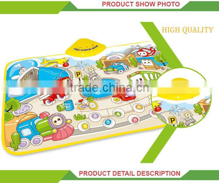 Most popular cheap electronic musical toy kids room carpet