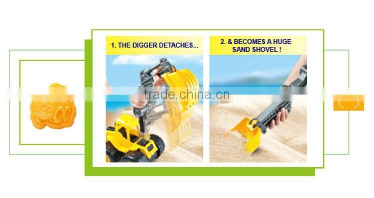 Newest kids sand beach set plastic big truck toys