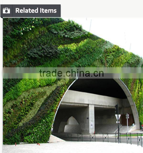 OEM vertical garden with artificial plants vertical wall garden