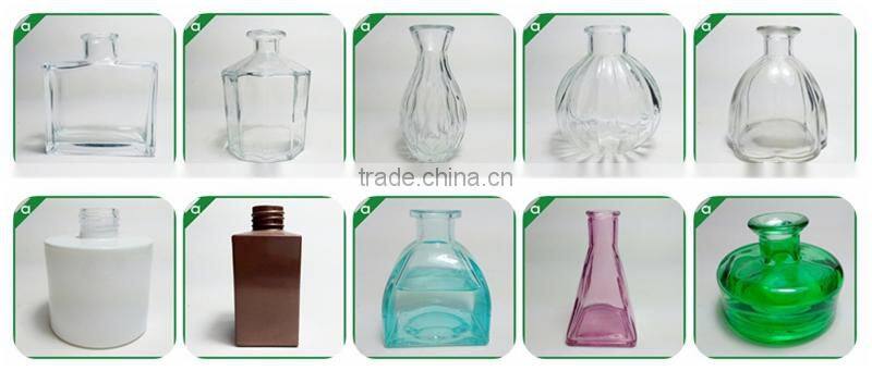 Korea Fashion 100ml Clear Square Shape Glass Diffuser Bottle for Ceramic Bird Fragrance Diffuser