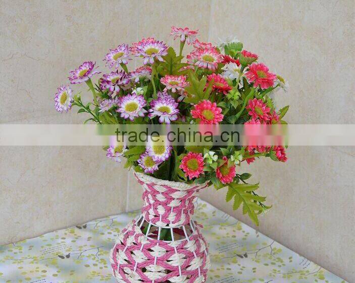 2014 New Artificial Flower 18 Heads Artificial Flower Bouquet For Home Decor