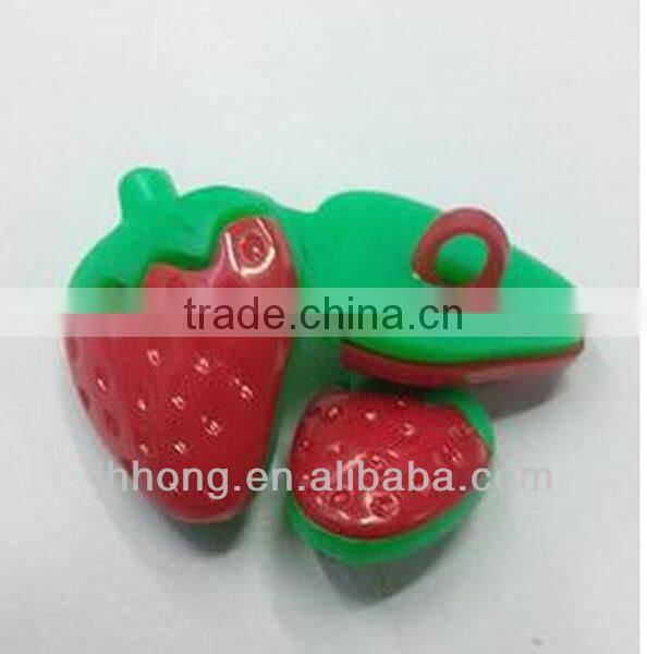 Cute/Fashion Strawberry shape button for clothes/decoration