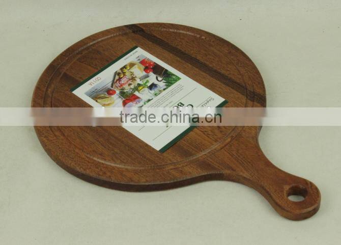 Handmade Wooden Plate Rounded Plate