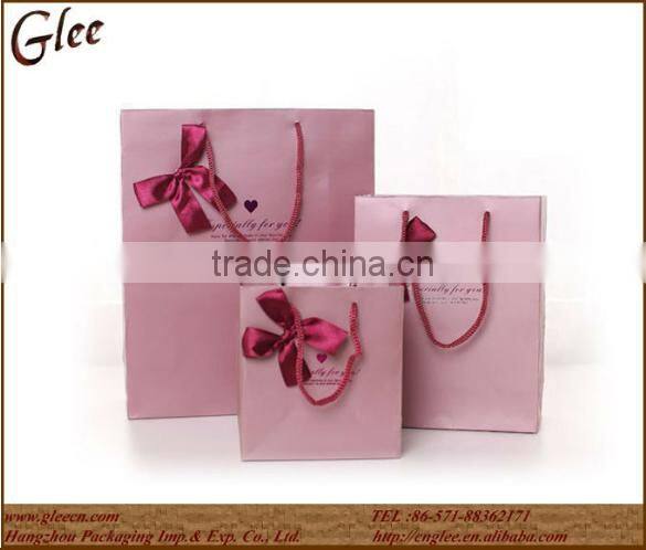 Fashion lovely design gift paper shopping bags